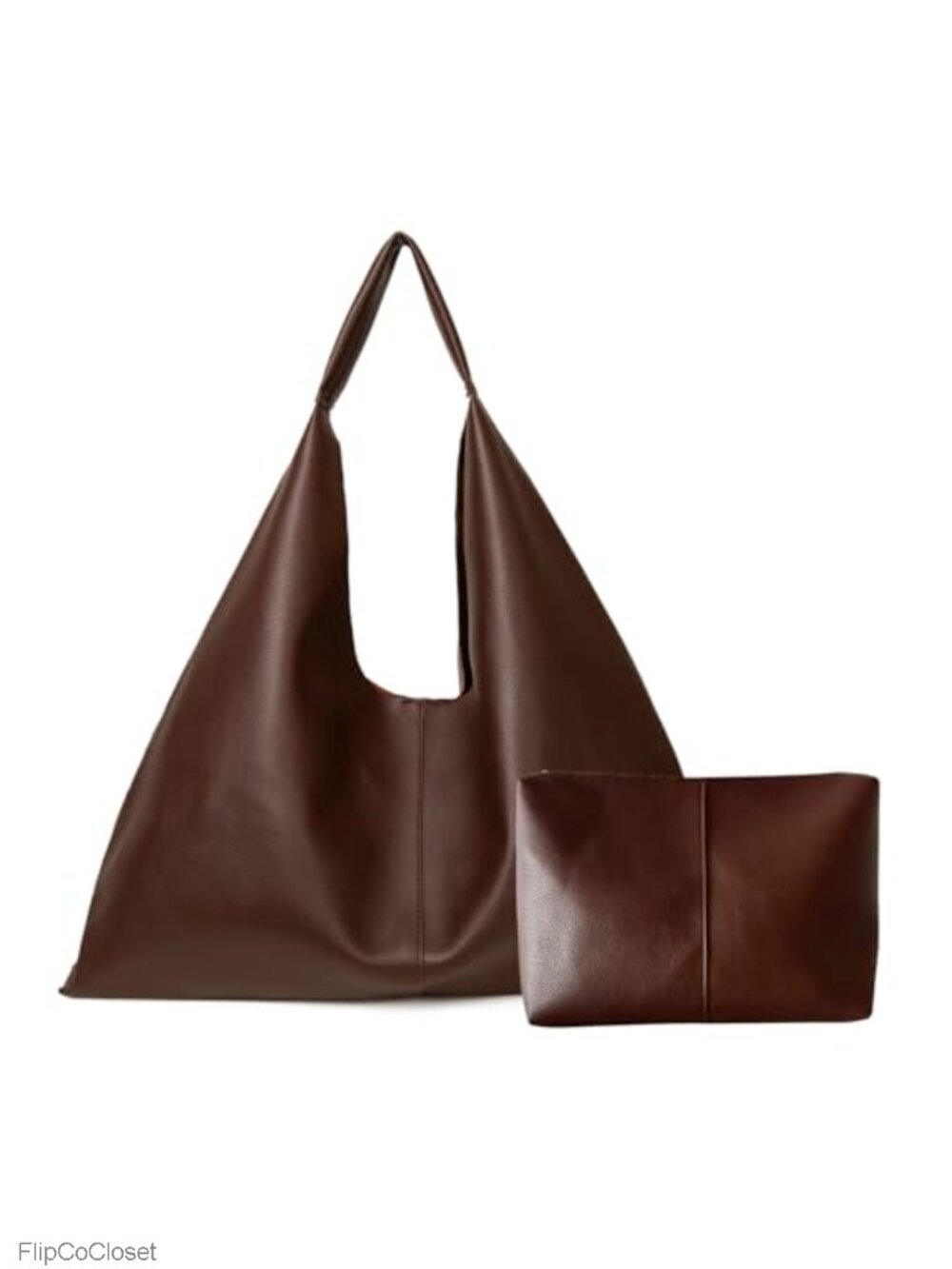 Vegan Leather Tote Bag Oversized Hobo Large Shoulder Bag for Women Work